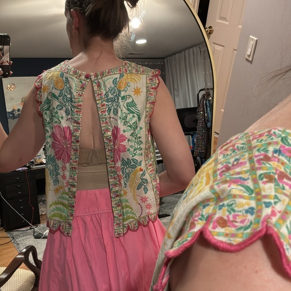 Farm Rio open tropical crop top - Picture 4 of 4